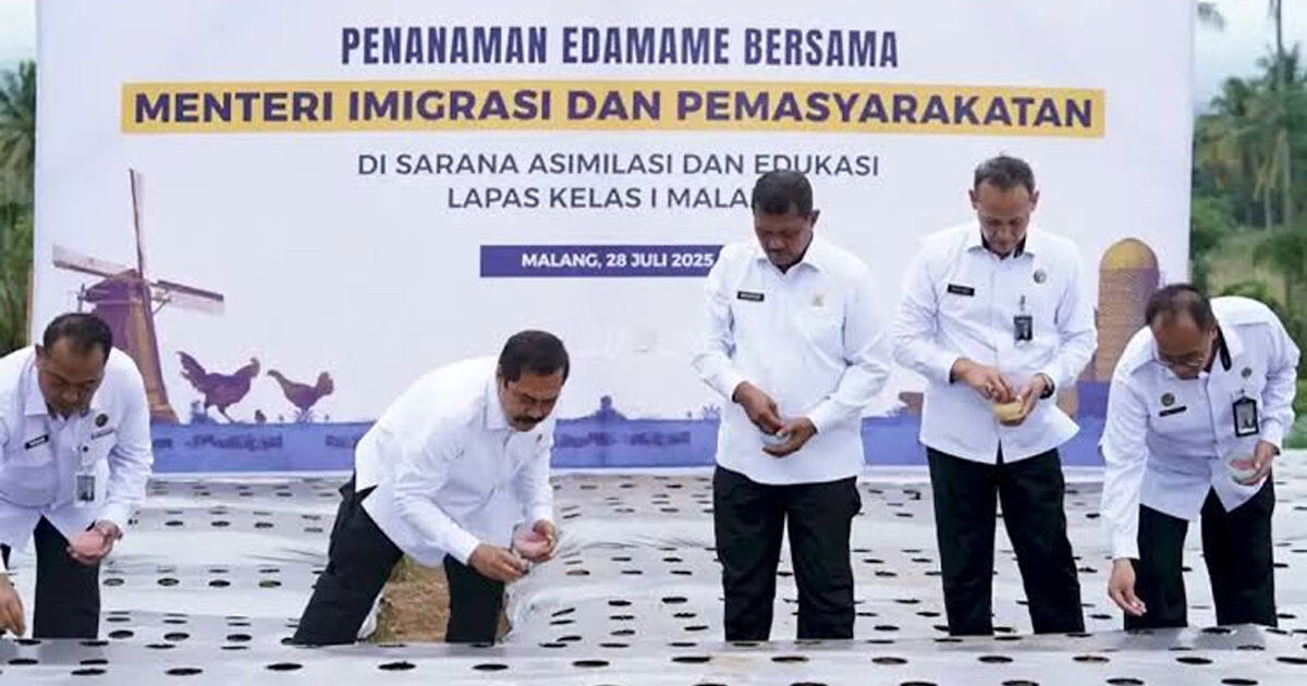 Menteri Imipas: Warga Binaan Disiapkan Jadi Garda Depan Ketahanan Pangan