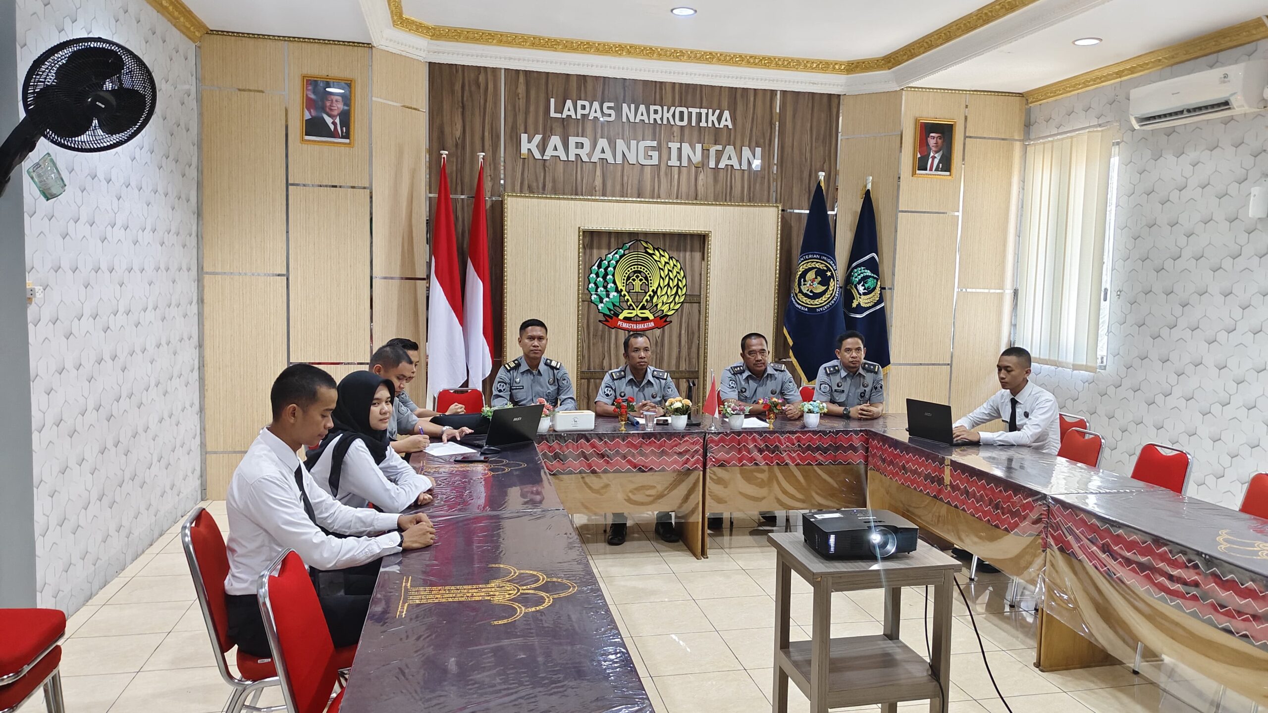 Lapas Narkotika Karang Intan Ikuti Finalisasi Data Ketahanan Pangan, Komitmen Perkuat Dukungan Program Nasional
